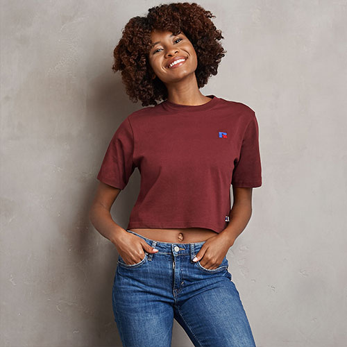 Women's Heritage Cropped Baseliner T-Shirt